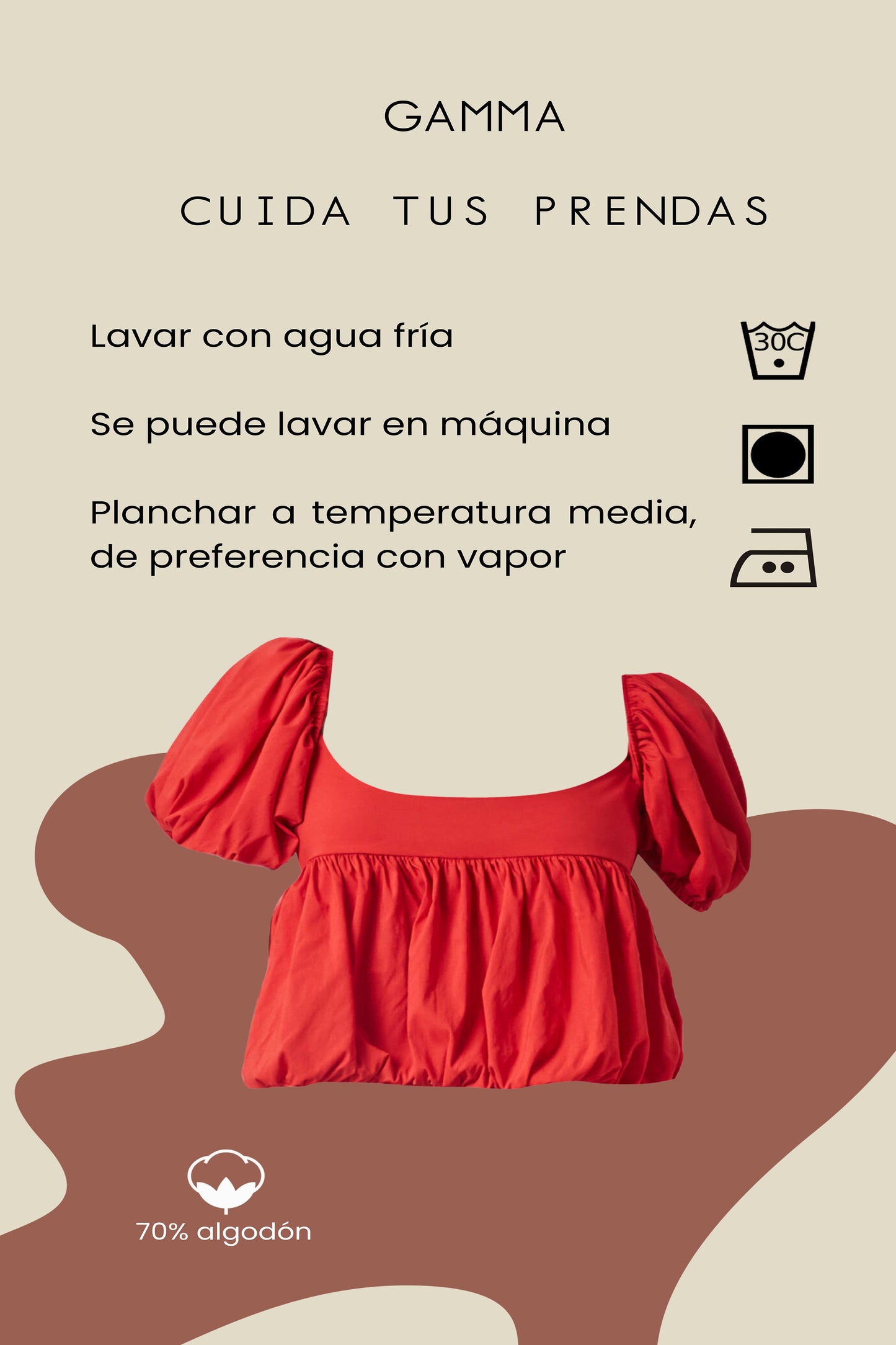 Top XOXO Rojo