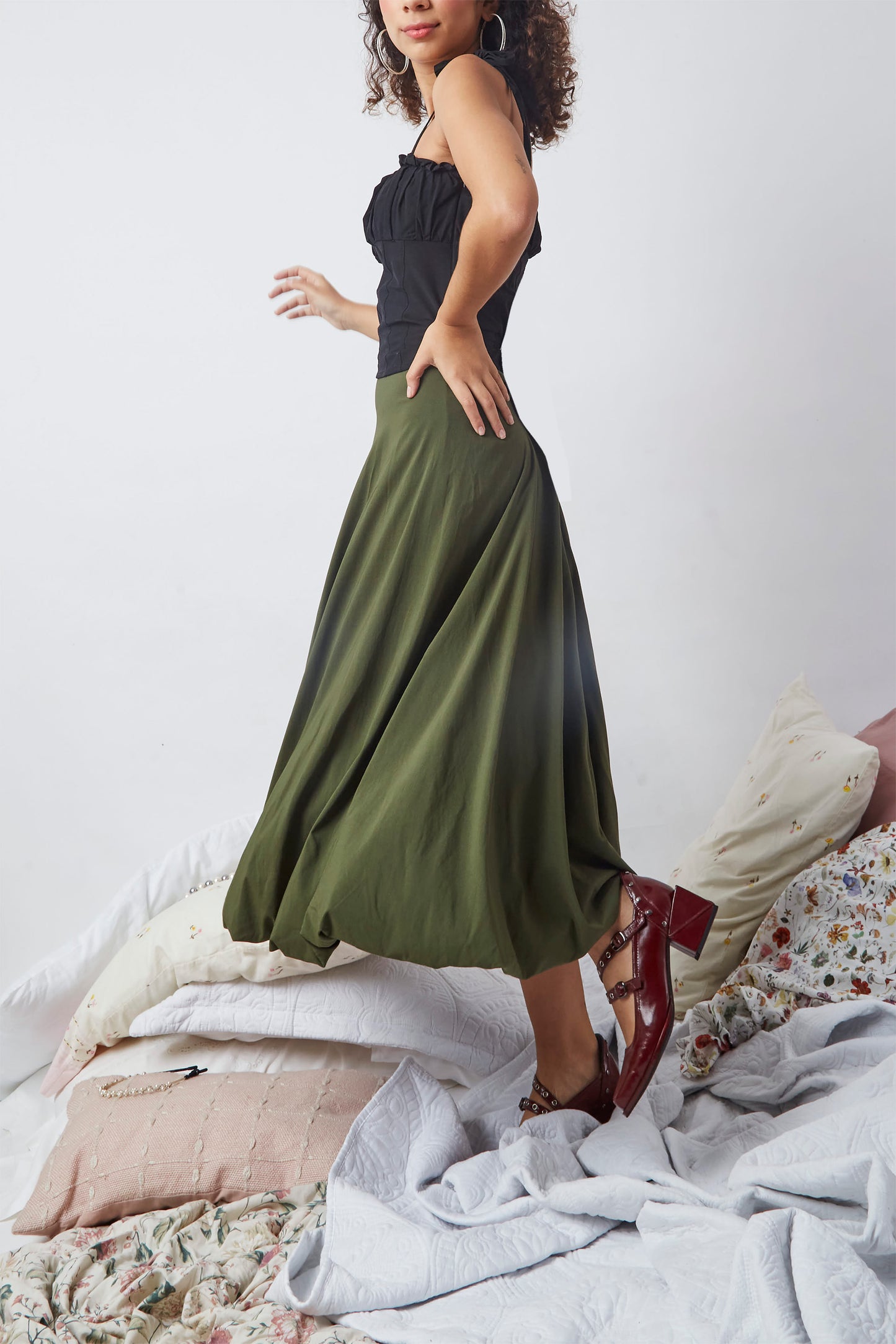 FALDA FALL VERDE