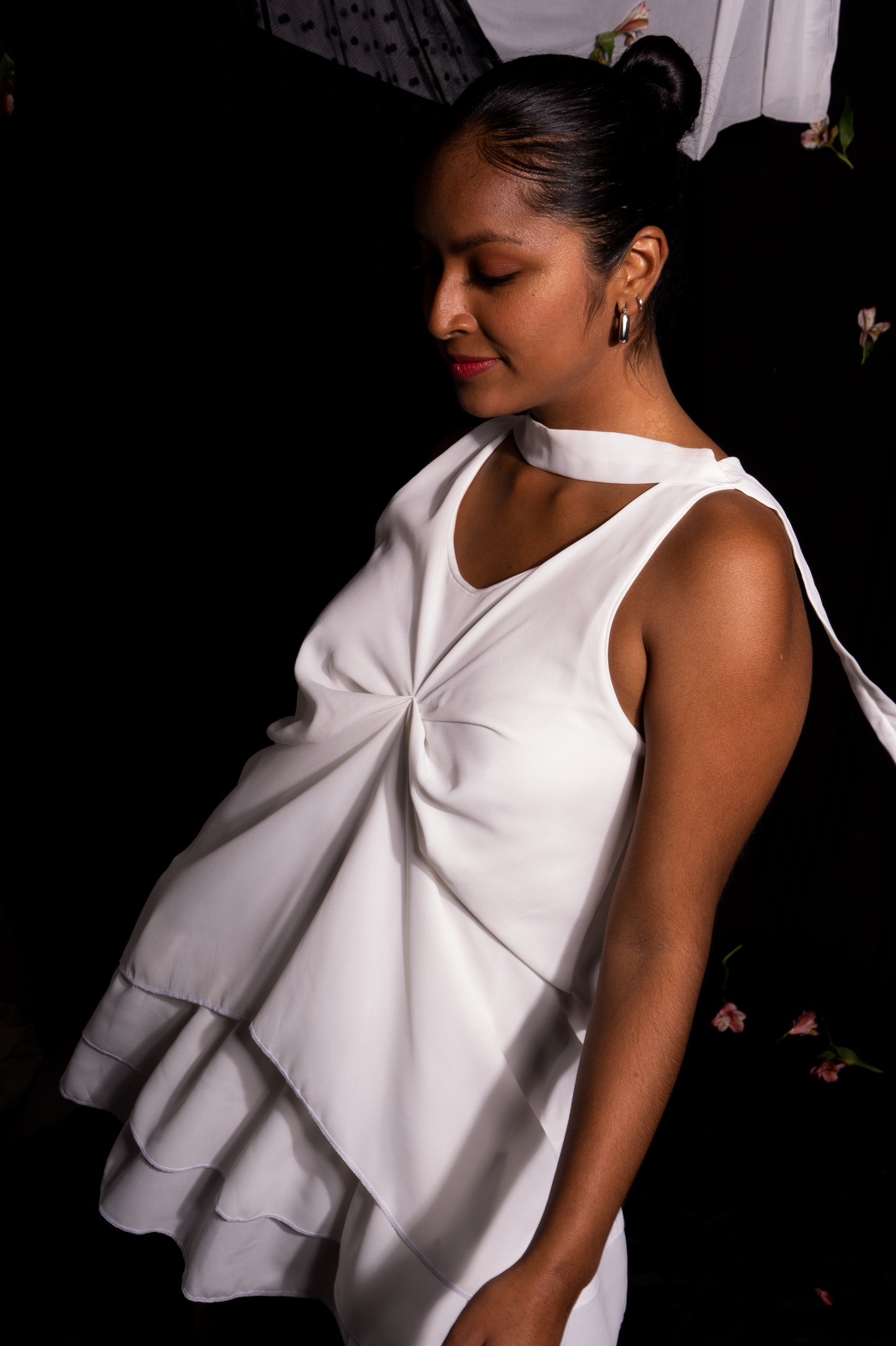 VESTIDO FLUYE BLANCO