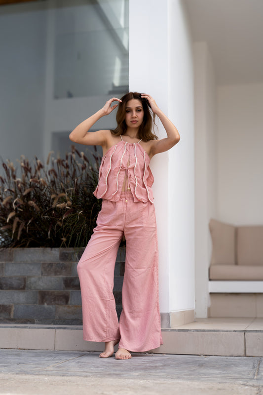 PANTALÓN ORGÁNICA ROSA