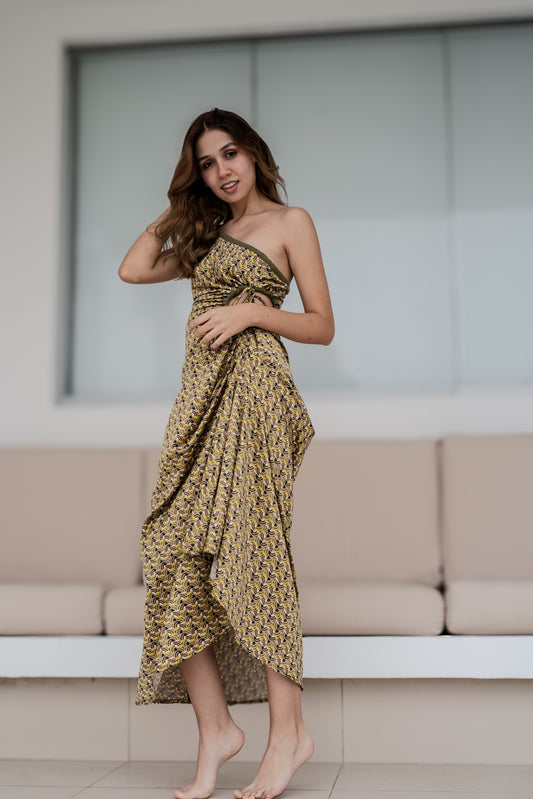 VESTIDO SOLAR VERDE