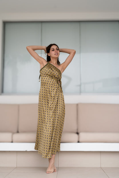 VESTIDO SOLAR VERDE